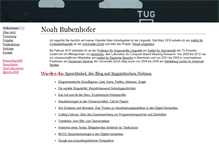 Tablet Screenshot of bubenhofer.com